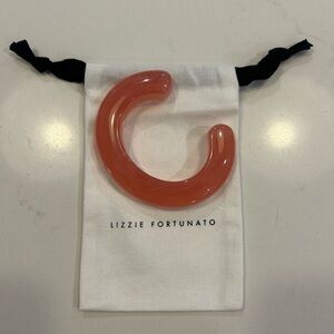 Lizzie Fortunato Coral Resin Cuff Bracelet